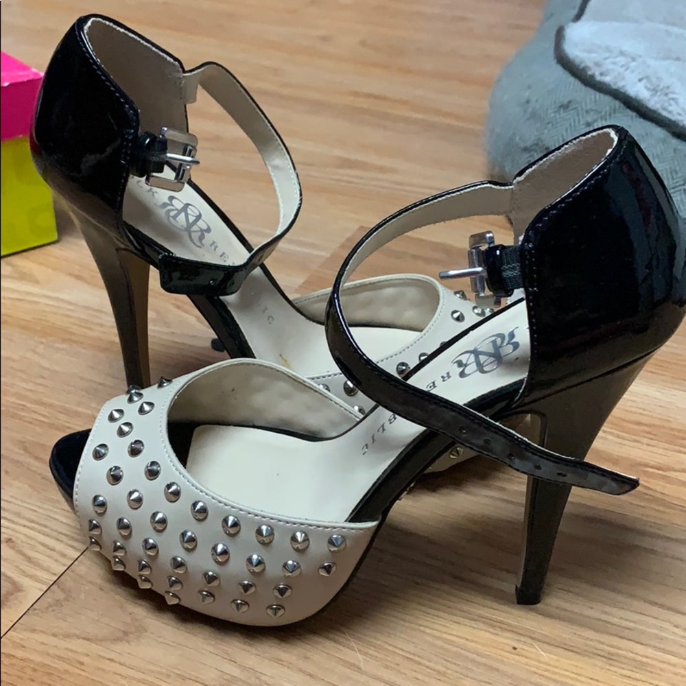 Black and Tan heels
